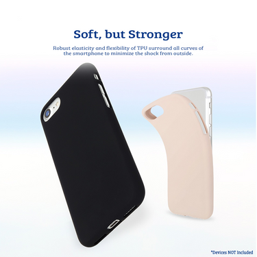 iPhone XS Max Compatible Case Cover With Soft Feeling Jelly - Navy
